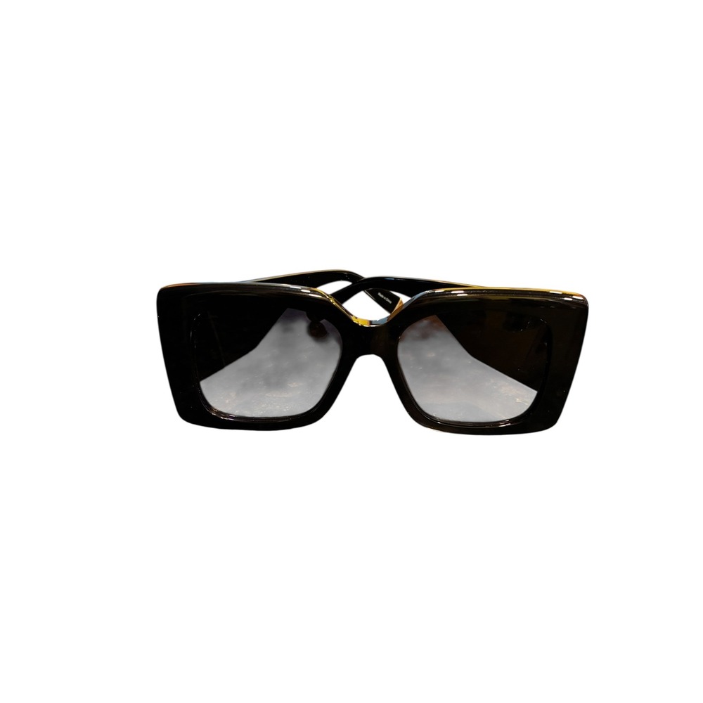 STELLA MCCARTNEY Medallion Sunglasses in‎ Black & Gradient Smoke